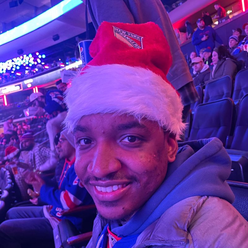 Kenneth at a Rangers game