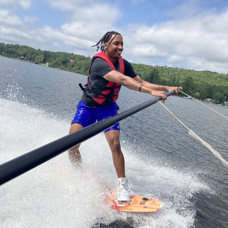 Kenneth wakeboarding
